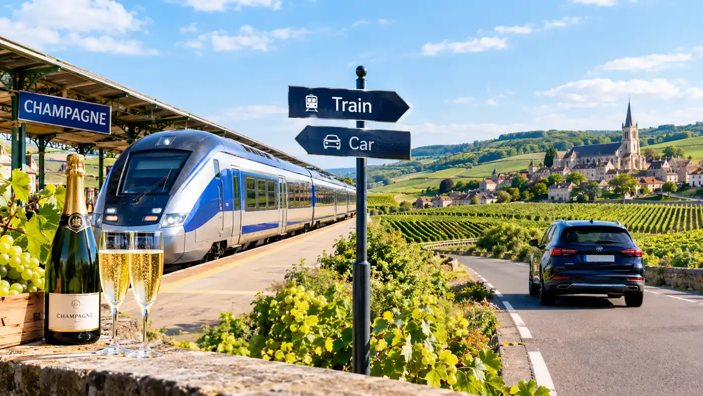 How to Get from Paris to Champagne Train vs Car