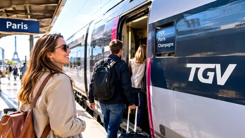 Board the Morning TGV