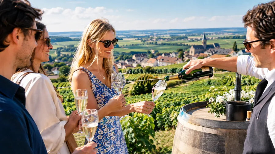 Kleine Gruppen-Champagner-Tagesausflüge ab Paris